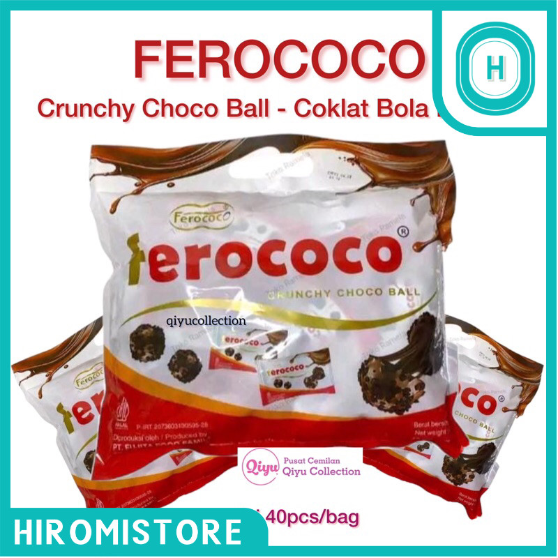 FEROCOCO Bag - Crunchy Choco Ball - Kinderjoy Chocolate Ball - Crispy ...