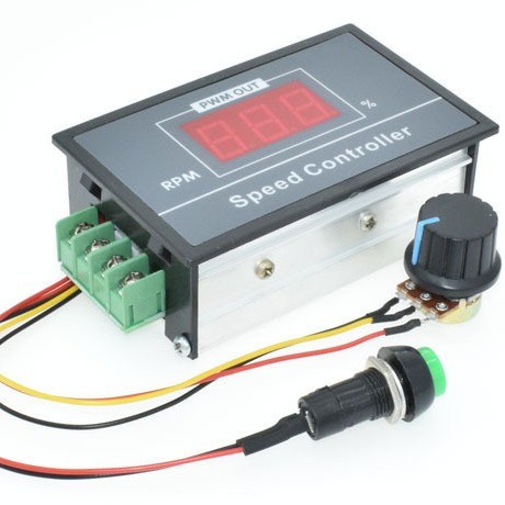 Pwm Dc 6 60v Interruttore 12v WALFRONT DC 6-60V 12V 24V 36V 48V 30A PWM Motor Speed Controller Regolatore Di Velocità 12v Controller Per Motori Da 12V 24V 48V