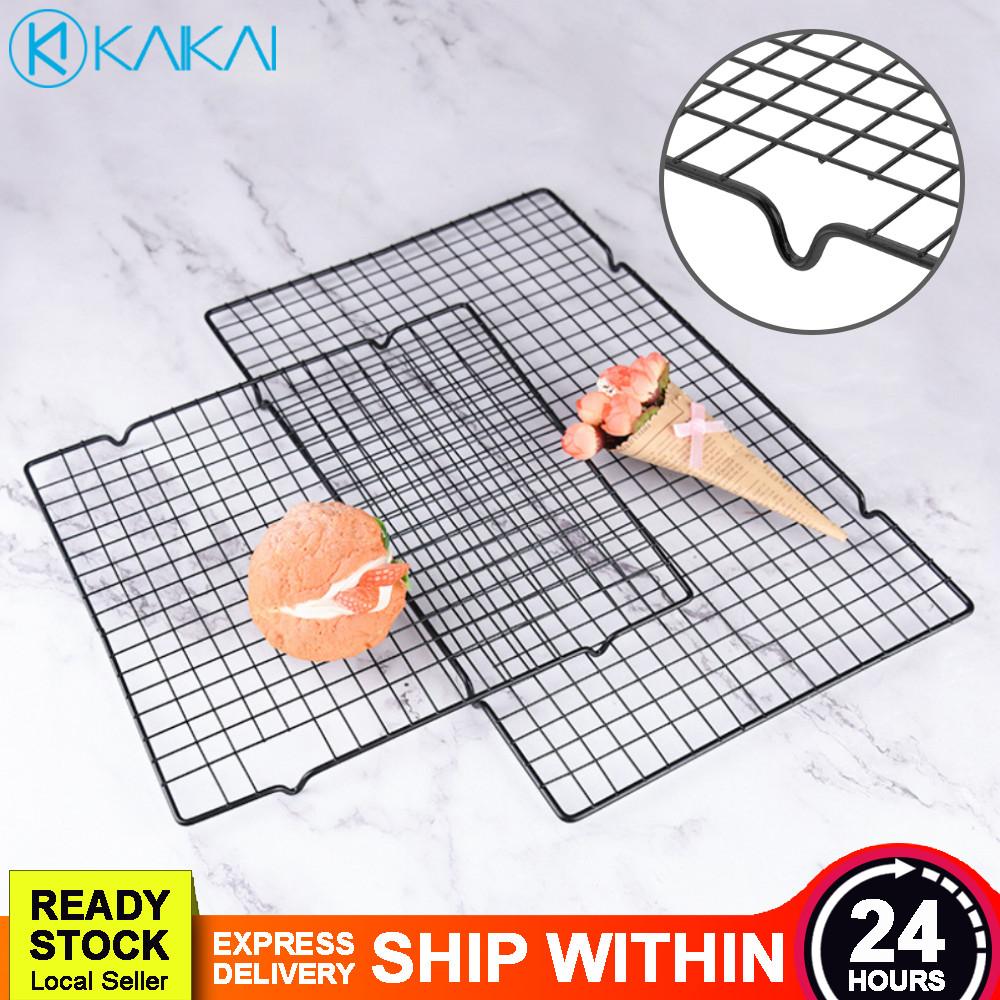 🔥 AIR LIFT 🔥 Carbon Steel Baking Cooling Rack Non-Stick Biscuit Drying ...