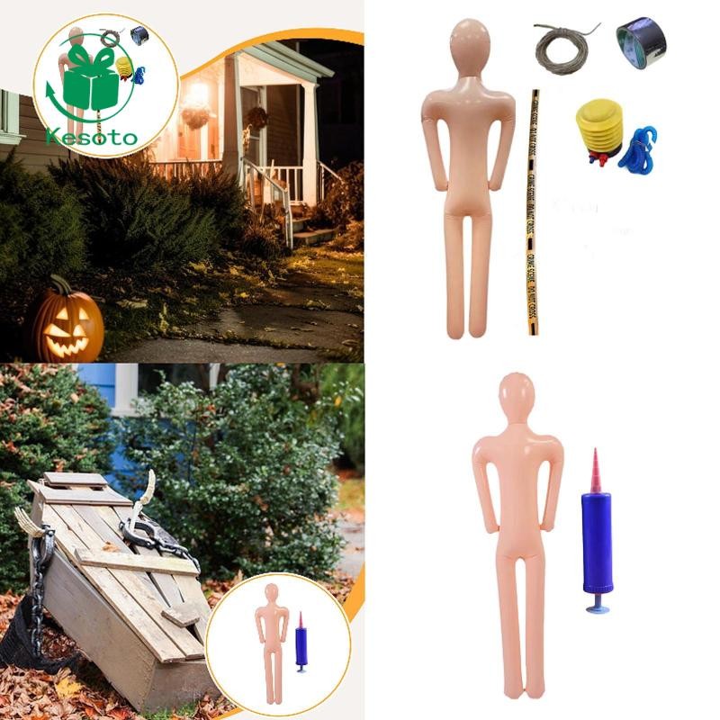 [Kesoto] Inflatable Mannequin for Halloween, Inflatable Body Mold, Full ...