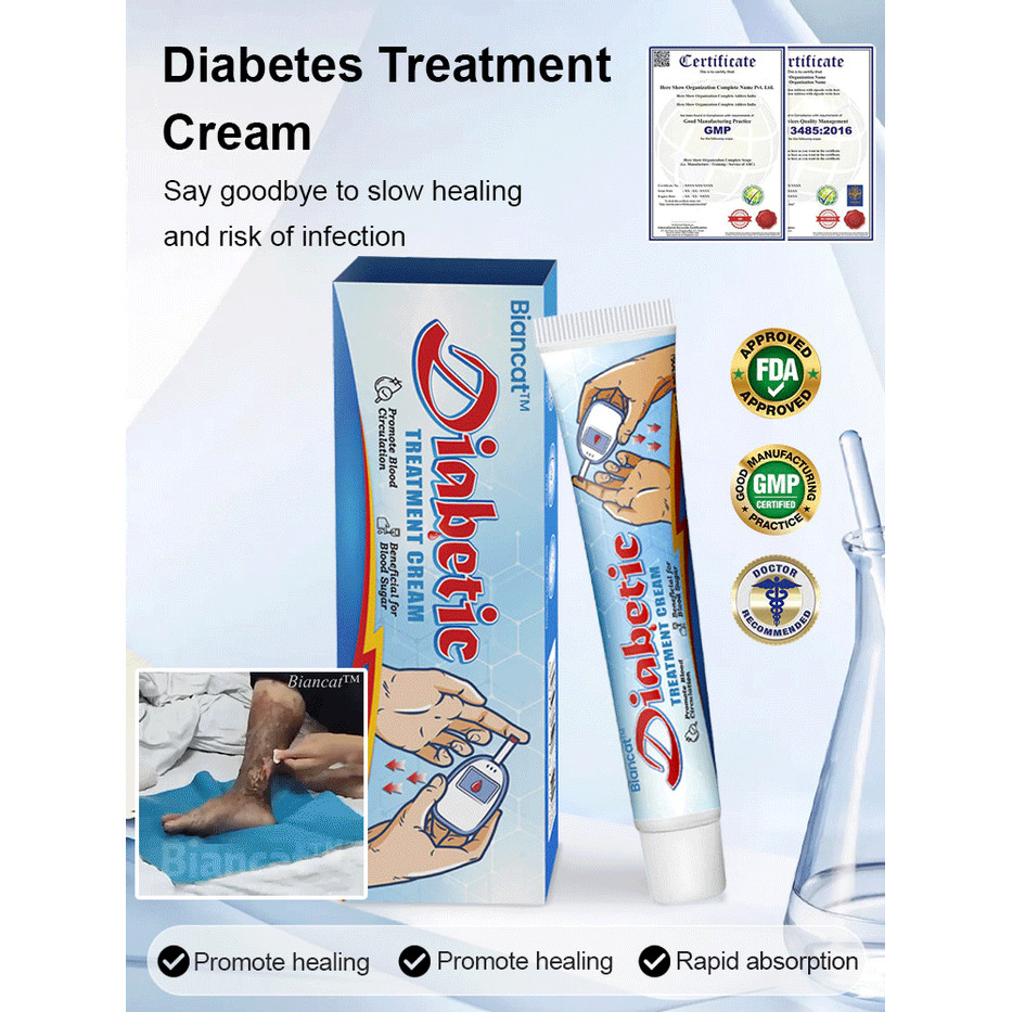 Care Cream Diabetes Care Cream Balance Blood Sugar Plaster Maintain ...