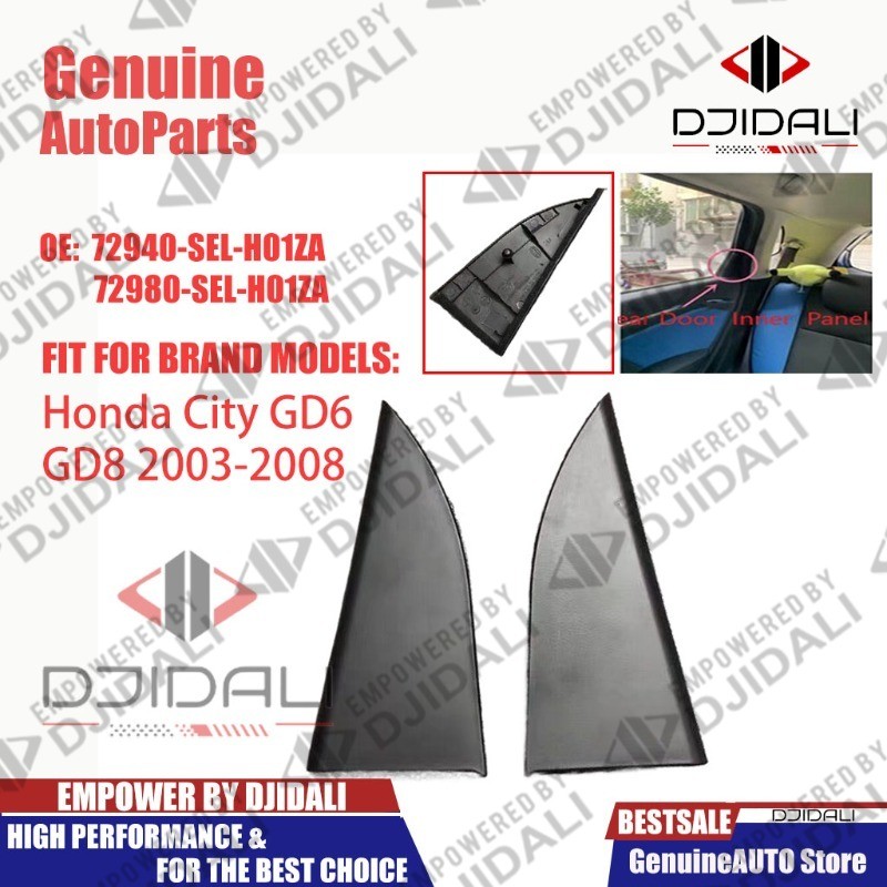 Left/Right Rear Door Quarter Inner Garnish Trim Panel for Honda City ...