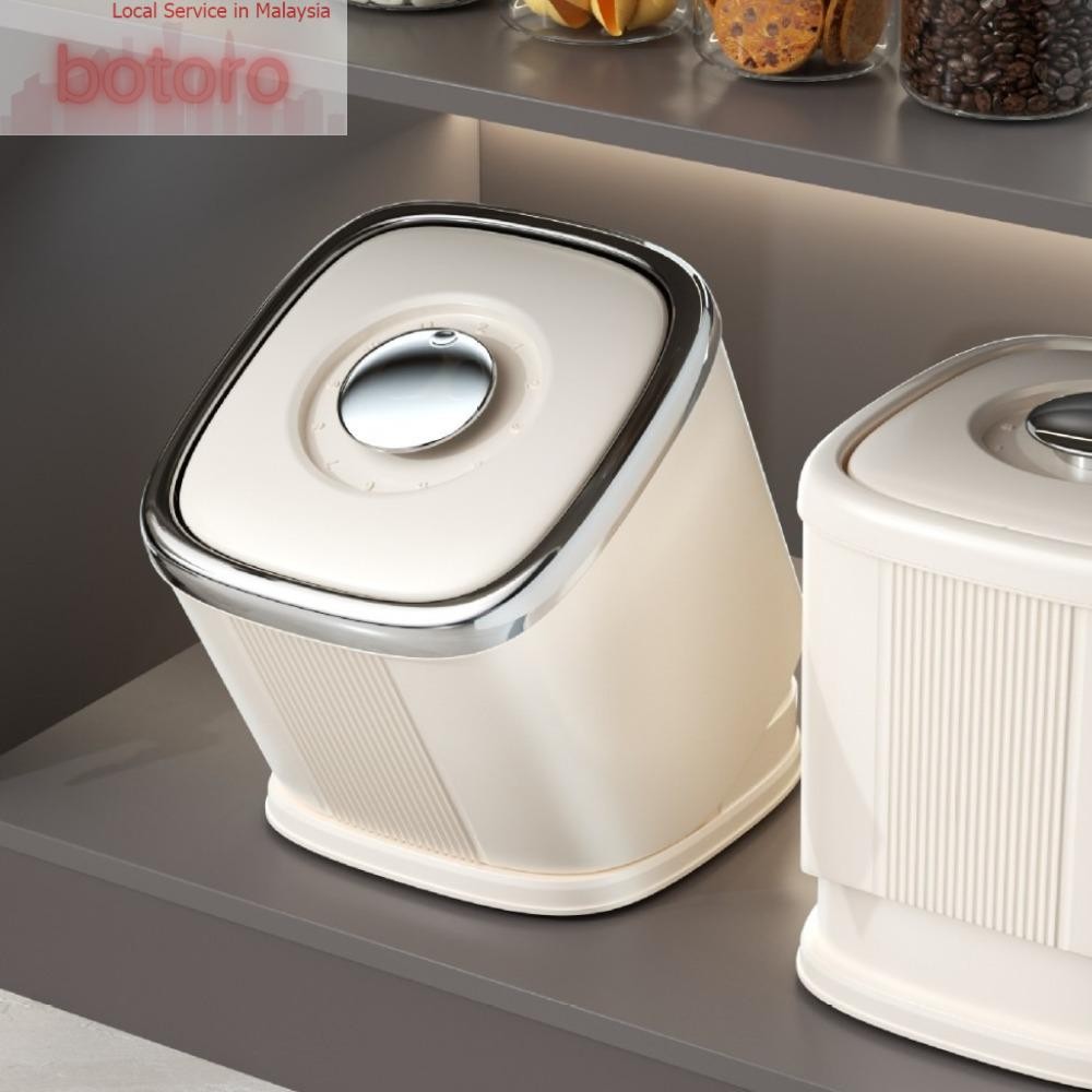 BOTORO Rice Storage Bucket, 6KG Chronograph Dial Rice Box Storage Tank ...
