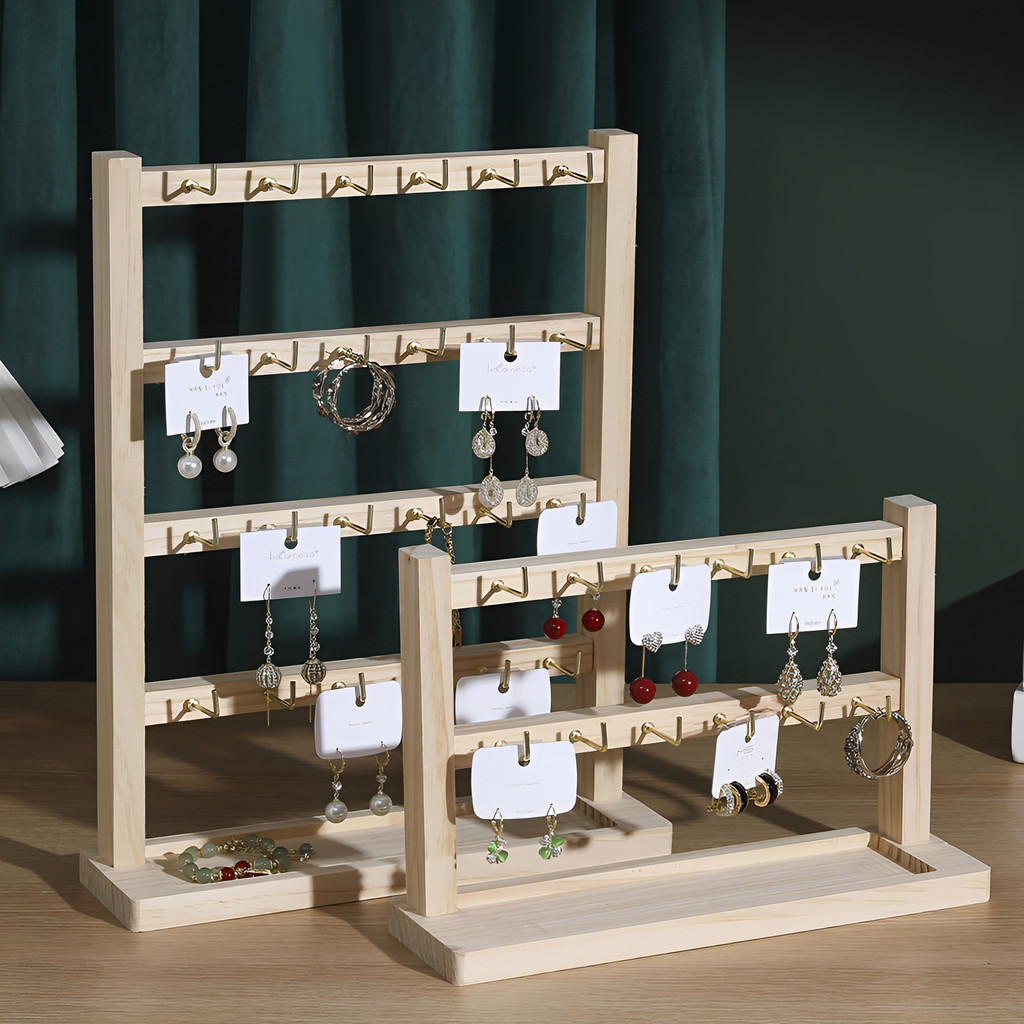 Necklaces Easel Jewelry Collection Rack Bracelet Display Board Display ...