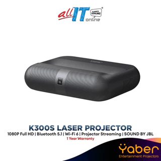 Yaber K300s Triple Laser Projector | FHD | Triple RGB 150% NTSC | JBL Dolby Audio | Smart TV Netflix | 4K | Dolby Vision