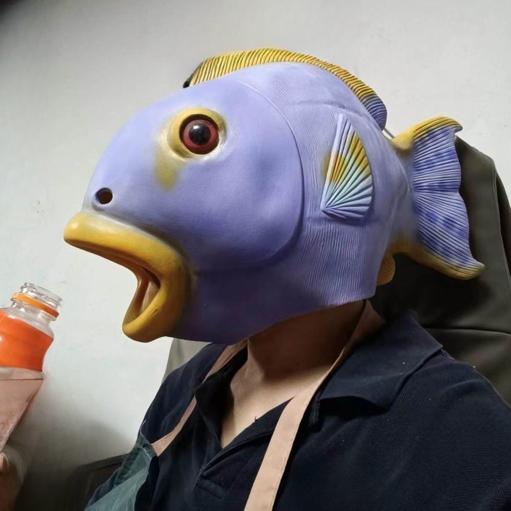 Abstract Headgear Party Spoof Props Funny Tropical Fish Headgear Animal ...