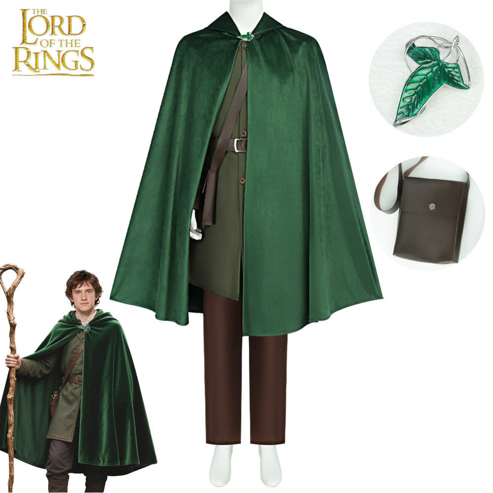 Movie Lord of the Rings Bill Bo Birkins cos costume Halloween Ring King ...