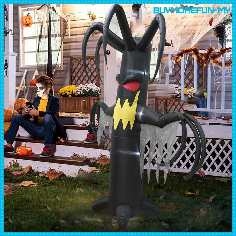 [BuymorefunMY] Devil Tree Halloween Inflatable Yard Decoration 8ft ...