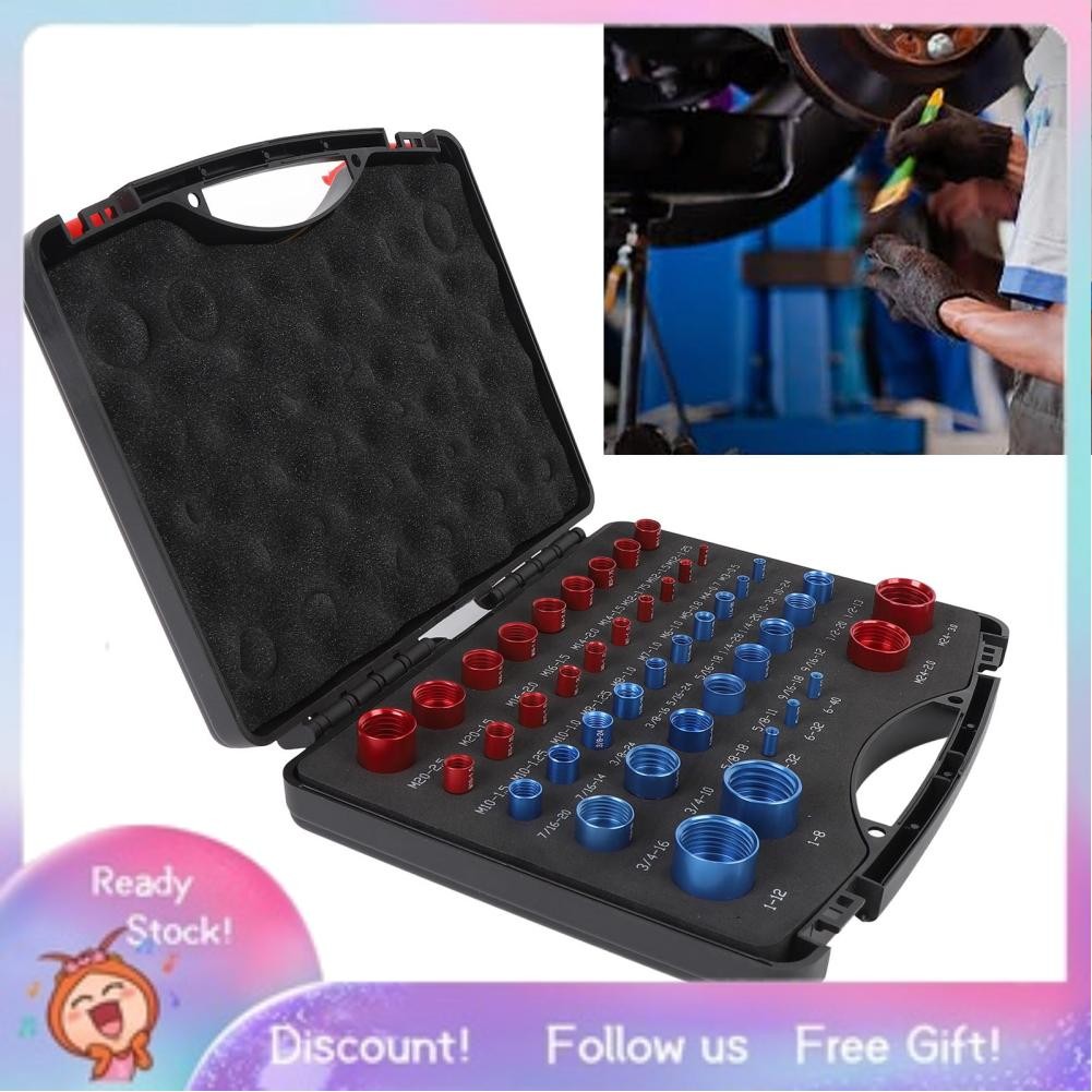 Ujewndju Inch Metric Box Set Thread Gauge Removable Clear Scale Size ...