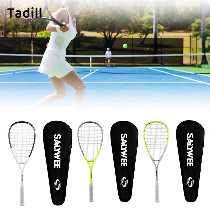 Tadill Squash Bats with Carbon Frame, Drop -shaped Racket for Indoor ...