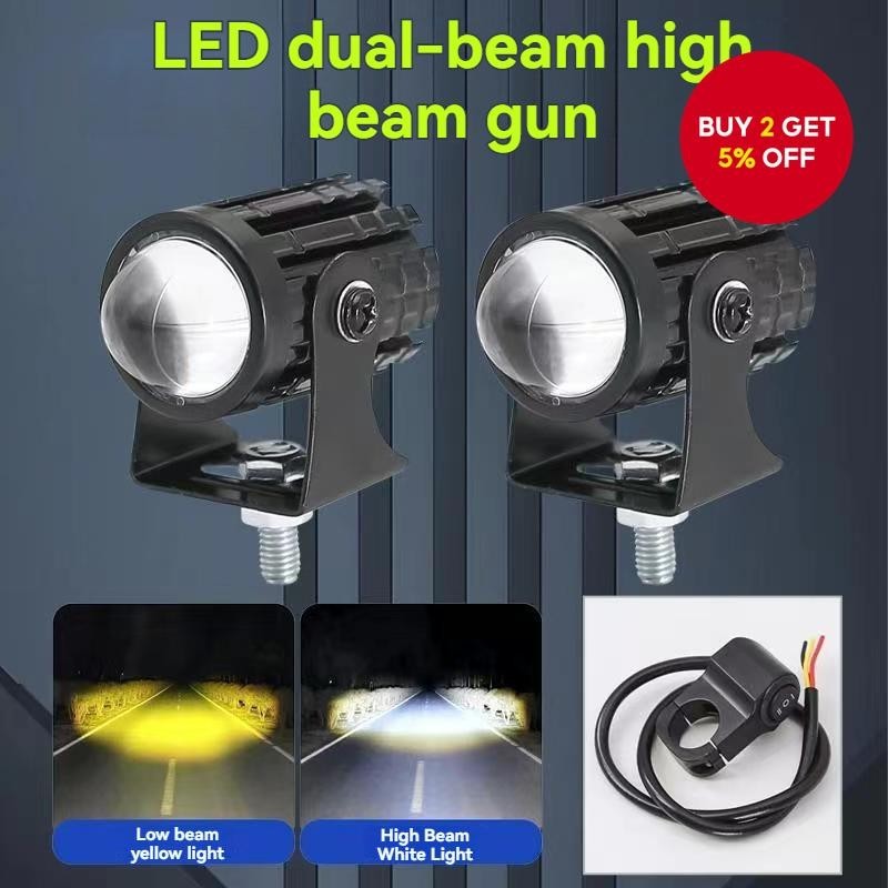 High-Brightness LED Auxiliary Lights for Motorcycle Truck Car Electric