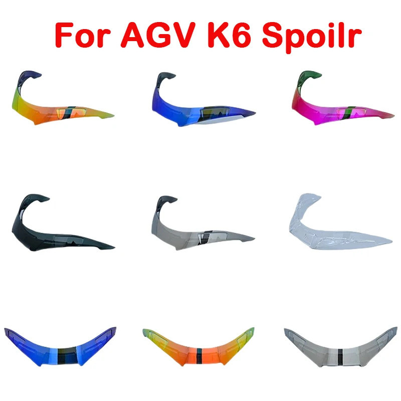 【2025NEW】Motorcycle Helmet Rear Spoiler Replacement for AGV K6 Tail ...
