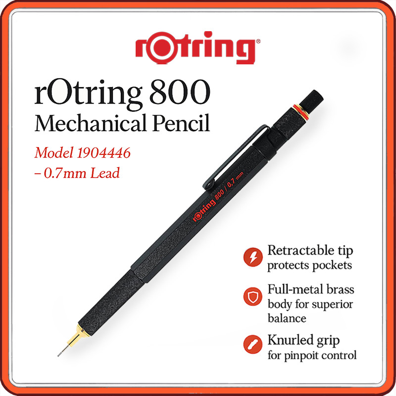 rOtring 800 Mechanical Pencil – Professional Full-Metal Drafting Pencil ...