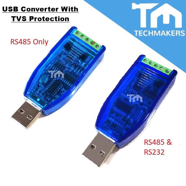 Industrial Grade USB-To-RS485 Converter Upgrade Protection Convert RS-485 USB485 with TVS Protection High Speed CH340