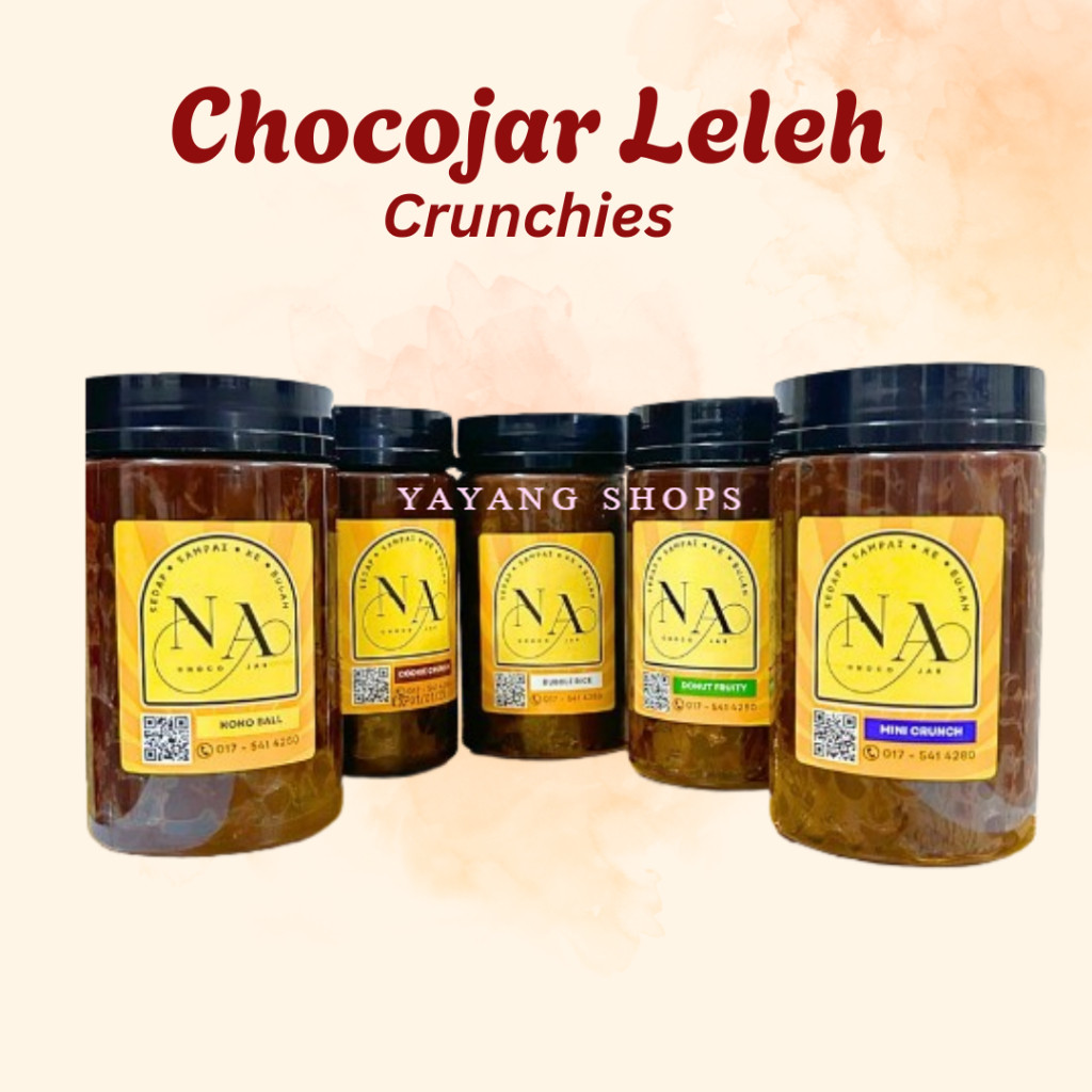 [No Topping] NA Chocojar Chocolate Leleh Balang | 5 Serial | Chocojar ...