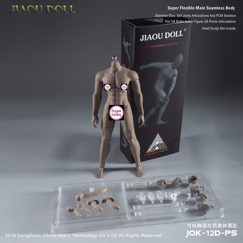 1/6 Soldier Encapsulated Body Lan Male Muscle Type Steel Bone ...