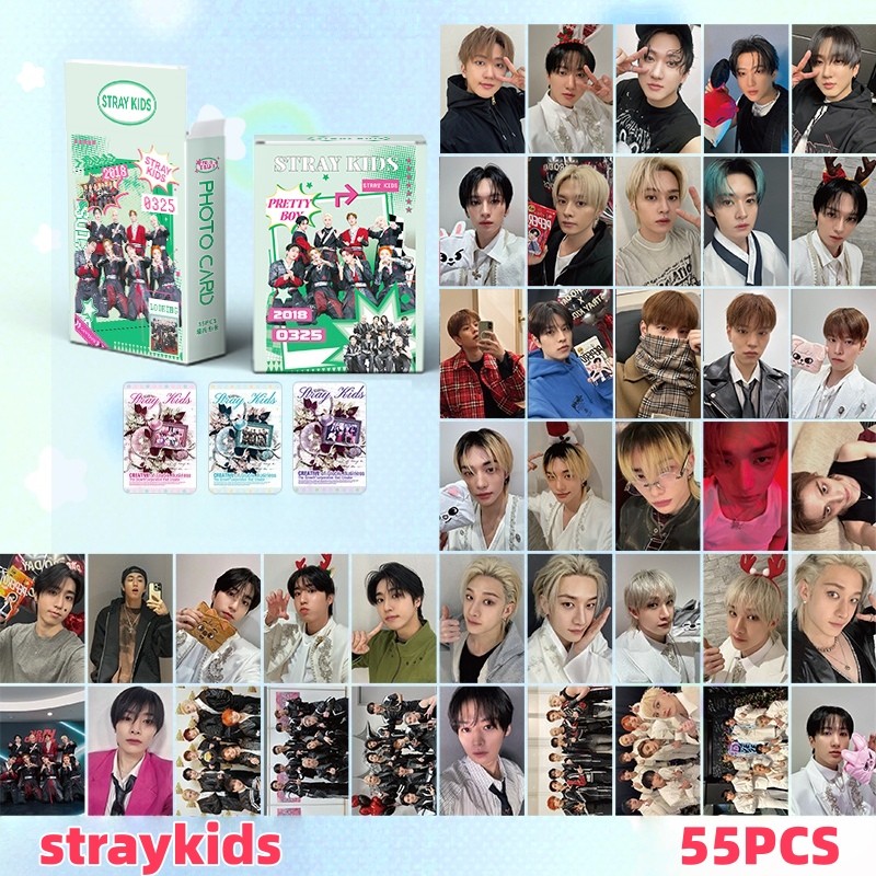 6pcs/set Stray Kids SKZ HOP Album Photocards STRAYKIDS Lomo Cards