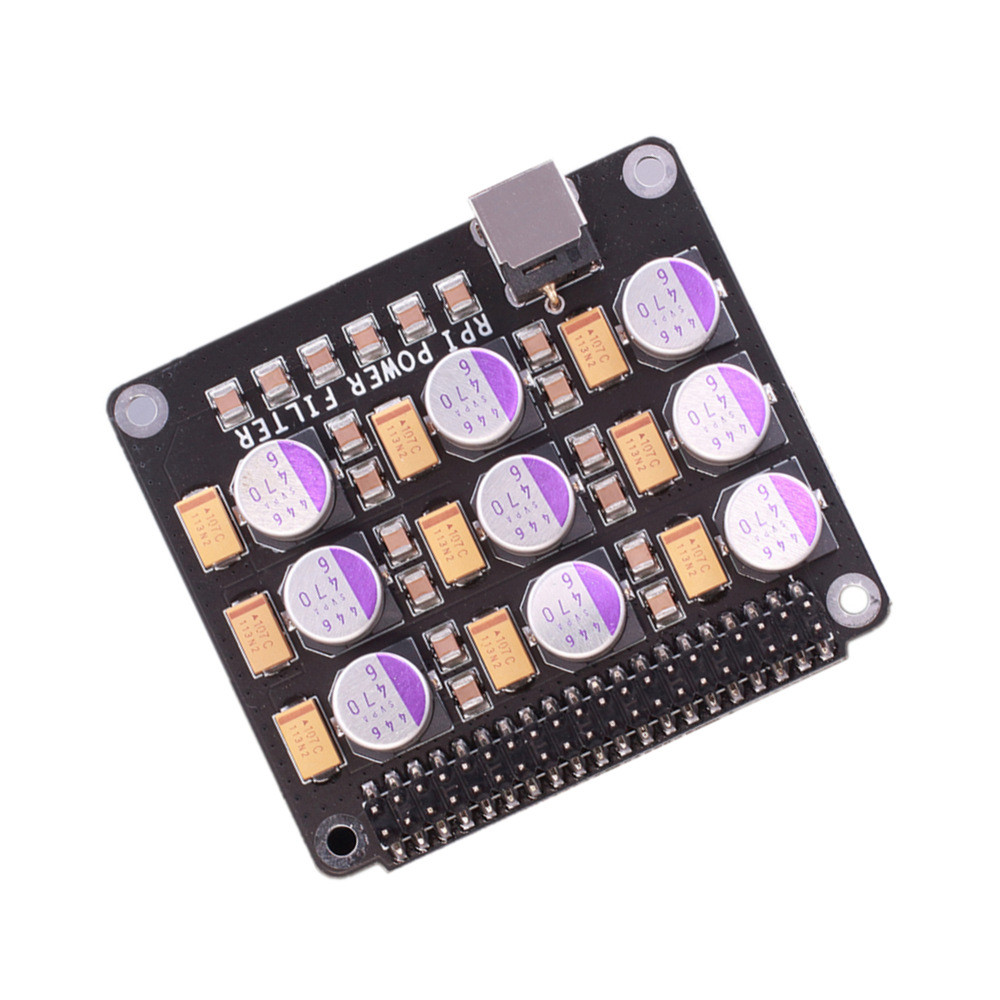 Penyahkod Audio DAC Raspberry Pi Papan Pembersihan Kuasa Radio Digital ...