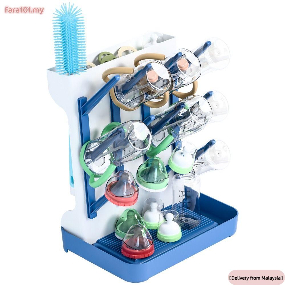 FARA Baby Bottle Drying Rack Large Vertical Bottle Dryer Rack Holder ...