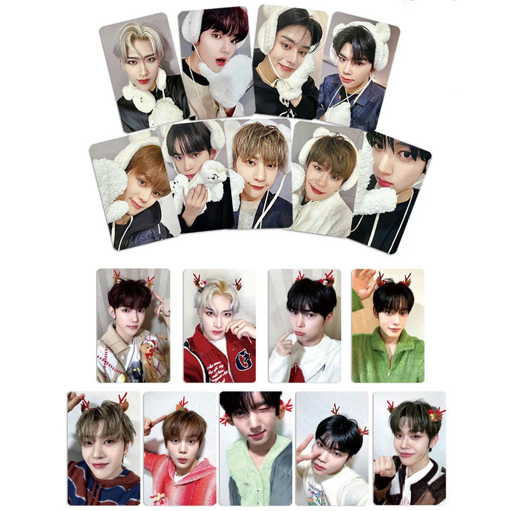 [NEW] 9pcs/set Kad Krismas Zerobaseone Kpop Zhanghao Ricky Mini2 Album ...