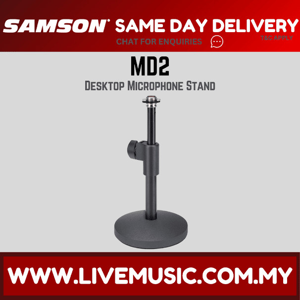 Samson MD2 Desktop Microphone Stand ( MD-2 / MD 2 ) | Shopee Malaysia