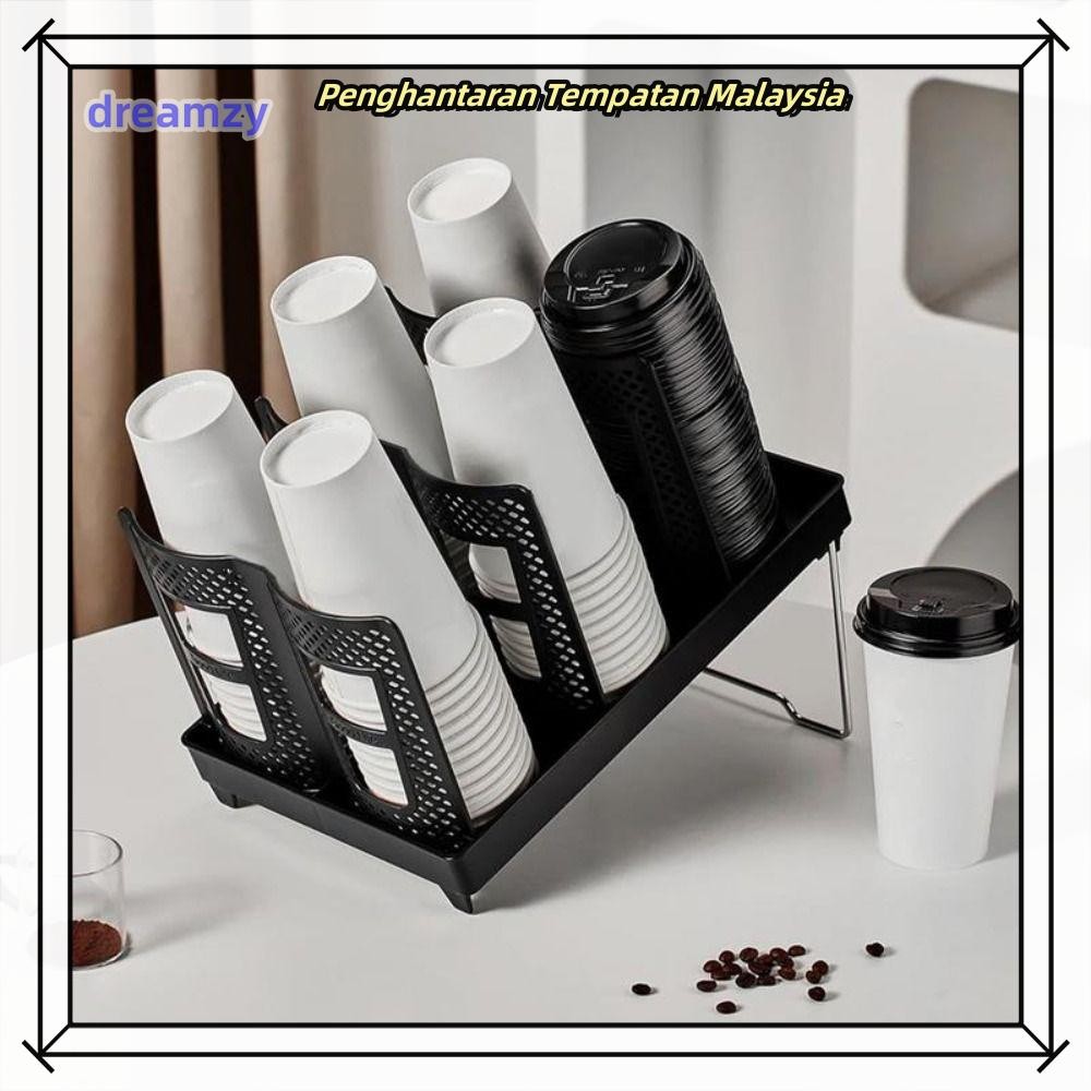 DREAMZY Disposable Cup Storage Holder, Plastic Portable Foldable Paper ...