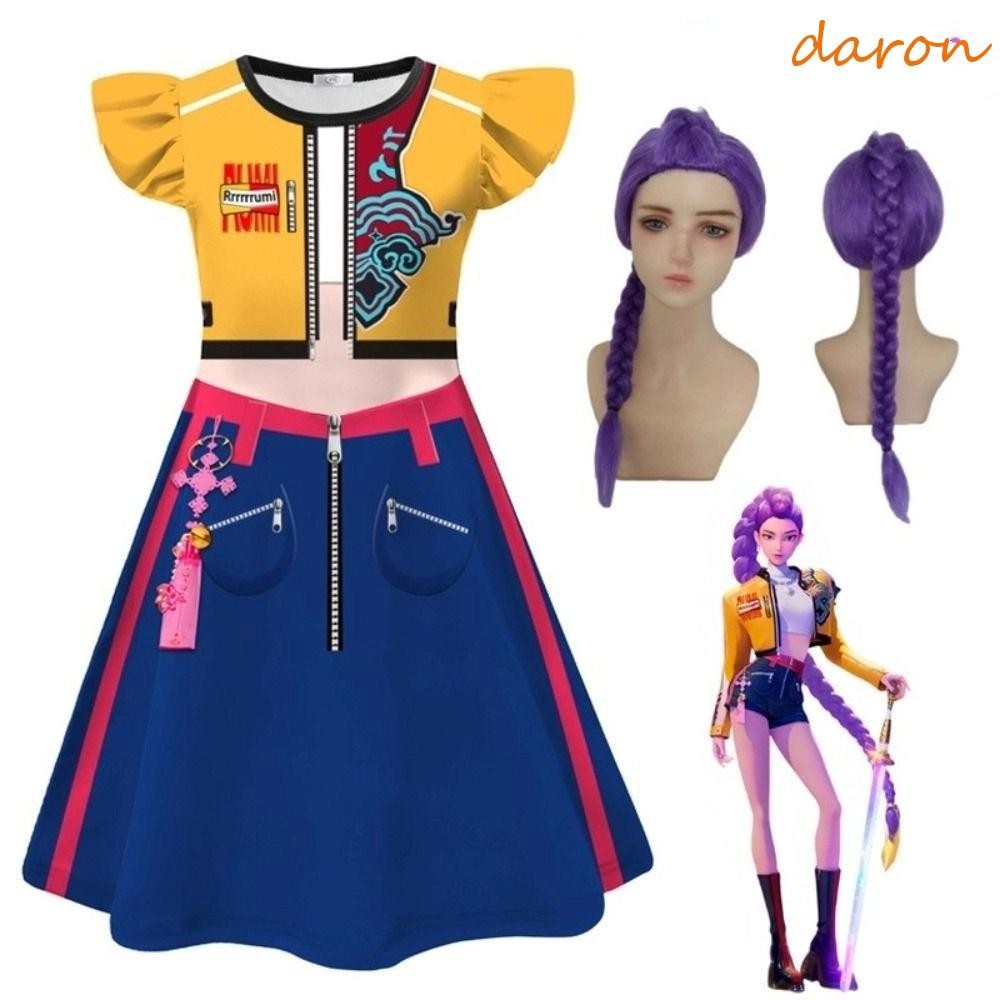 DARON Demon Hunter Rumi Cosplay Costume - Full Set, 3D Printed Pattern ...