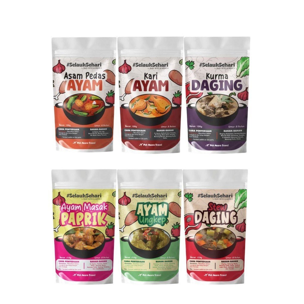 Baby Bites n Munch BBM Baby Food Ready To Eat Selauk Sehari Makanan ...