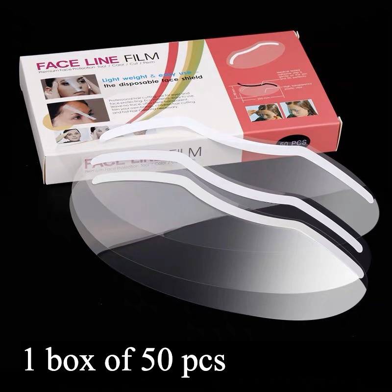 Disposable Salon Barber Use Face Cover Shield Eye Shield 50pcs/box 专业美发 ...