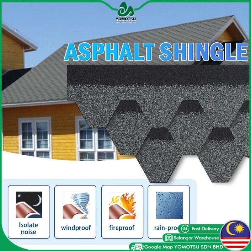 Roof Glass Fiber Tile Villa Wooden Roof Asphalt Tile Asphalt Tile ...