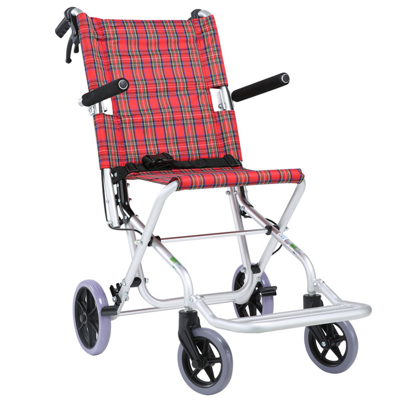 Elderly Airplane Wheelchair Lightweight Foldable Portable Trolley Small ...