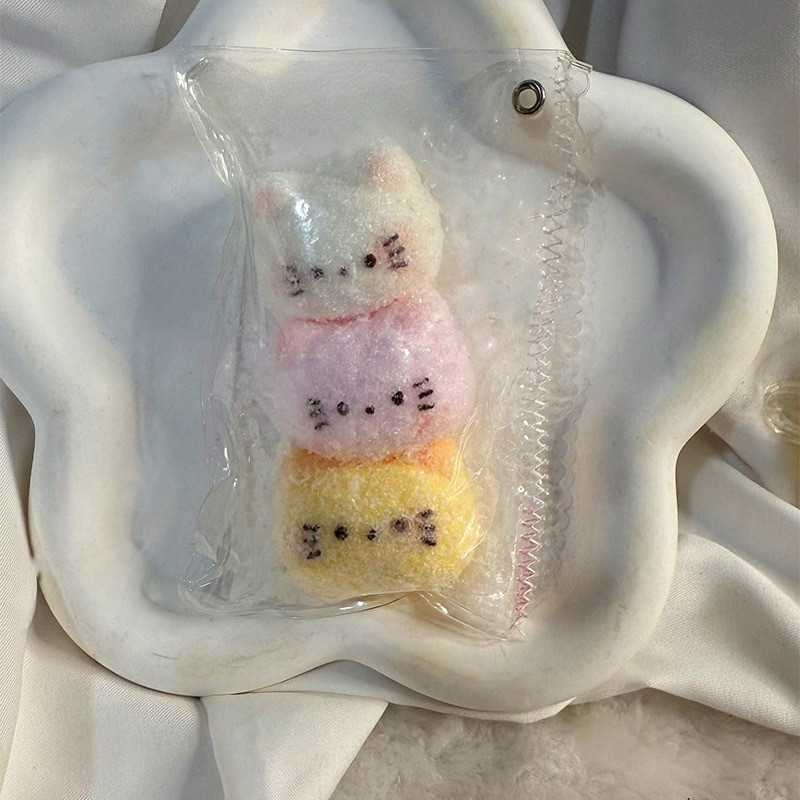 3 Pack Cartoon Squishy Toys Cute Rilakkuma Slime Silicone Stress Relief ...