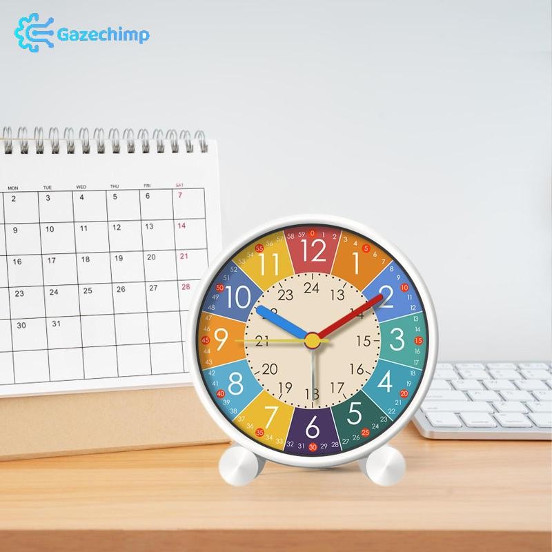 Gazechimp Kids Learning Time Alarm Clock with Color Coded Zones Silent ...