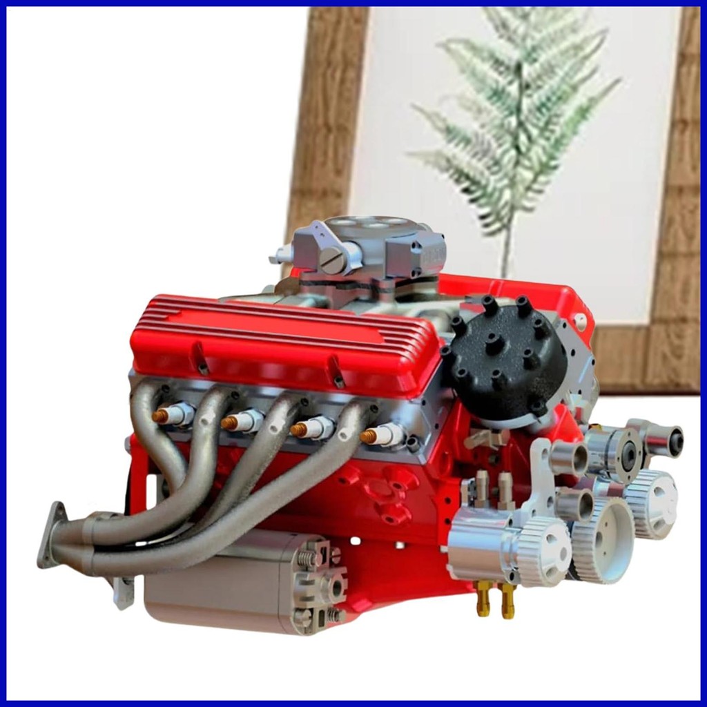 Model Engine Metal V8 Engine Display Home Decor for Daughter Son Teens ...