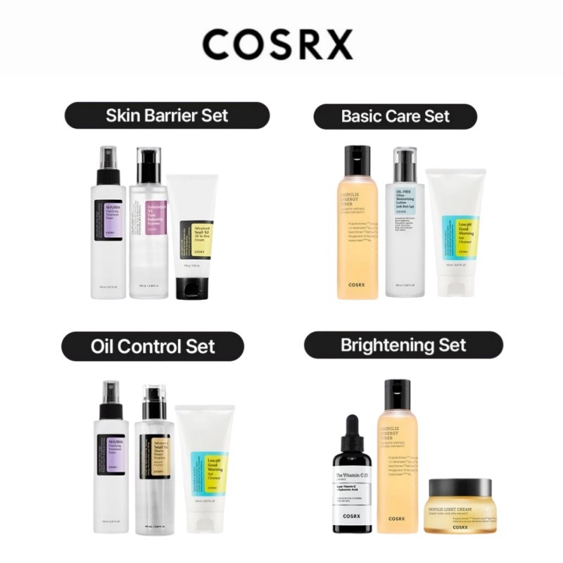 【𝟰 𝗞𝗲𝘆 𝗦𝗸𝗶𝗻 𝗖𝗼𝗻𝗰𝗲𝗿𝗻𝘀】COSRX Skincare 3-pc Bundle for 4 Skin Concerns ...