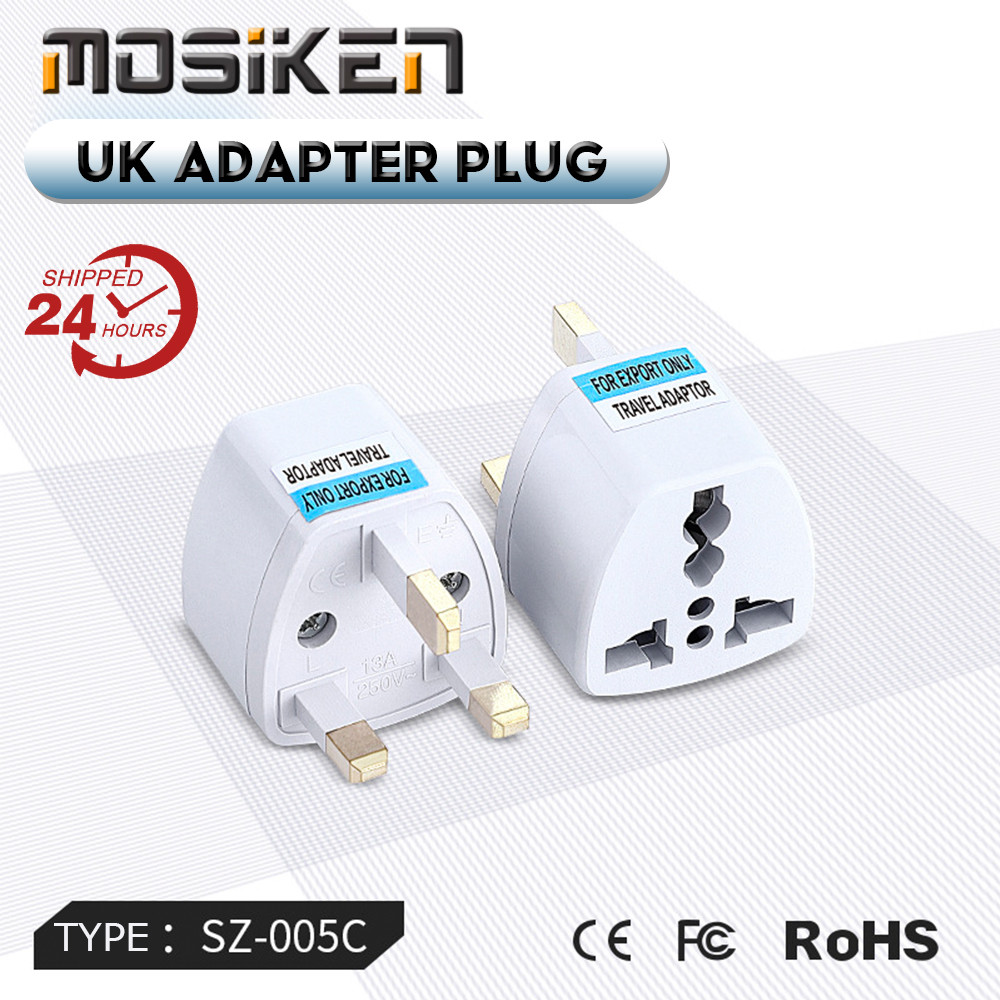 UK plug adapter British plug adapter Maximum power: 800W | Shopee Malaysia