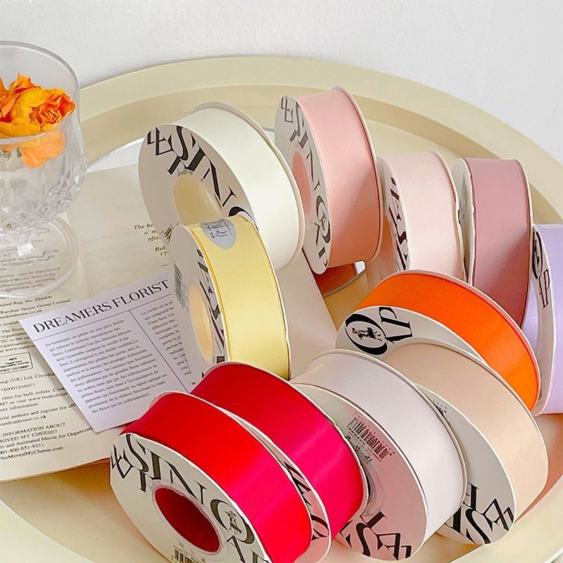 SHIOK 2.5CM X 20Y Korean Dual-Side Ribbon | Reben Dua Sisi Korea 2.5CM ...