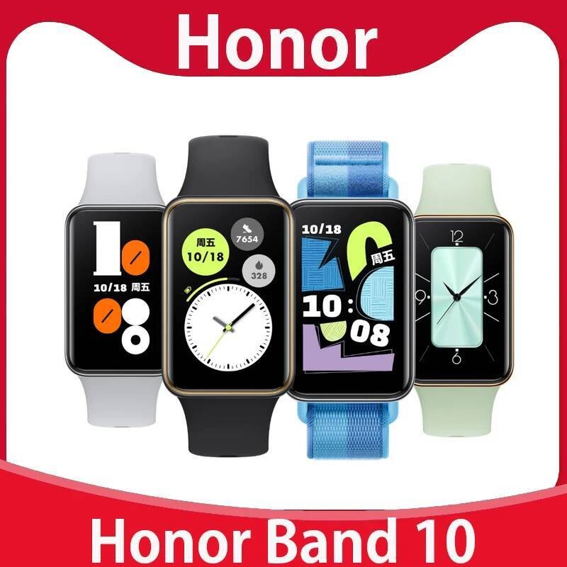 HONOR Band 10 Smart Fitness Tracker with AMOLED Screen 14-Day Battery ...