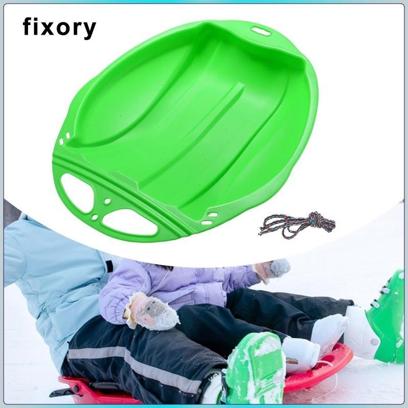 fixory Snow Sled, Sledge, Sand Slide Sled, Toboggan with Handle, Large ...