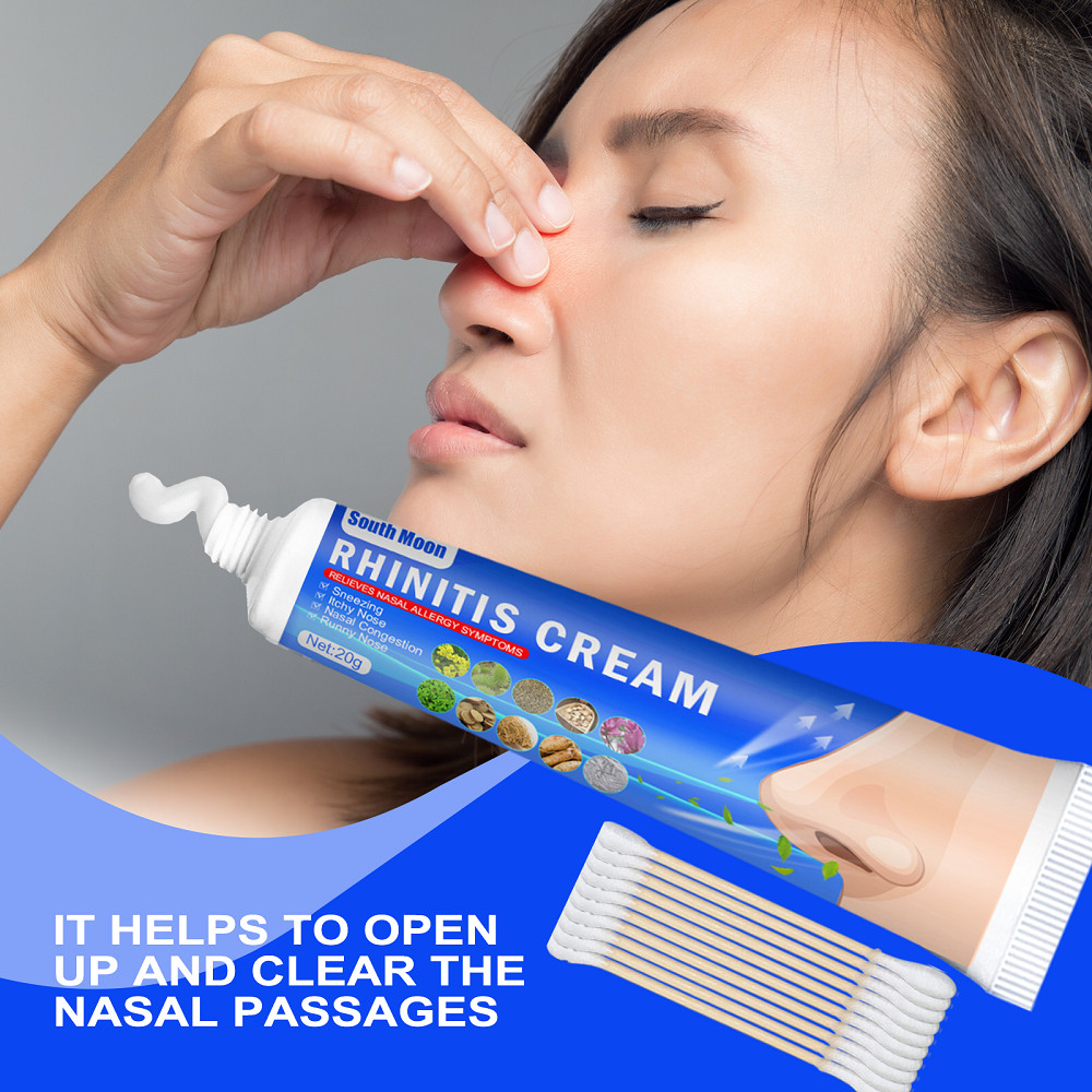 South Moon Rhinitis Cream Nose runny nose and itchy nose relief care ...