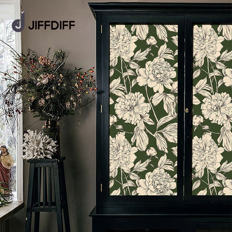 JFD Wallpaper Retro Refurbishment Stickers Modified Cabinet Table ...