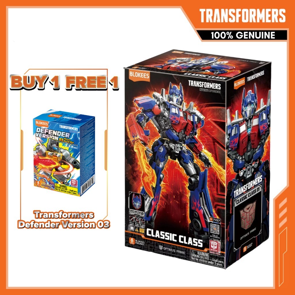Mainan Model Plastik - Blokees Transformers - Classic Class 09 Model ...