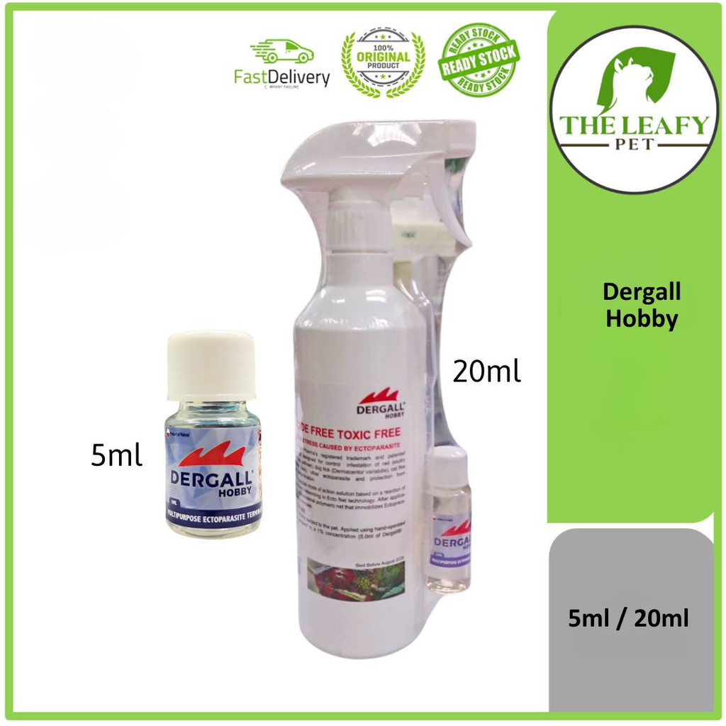 Dergall Hobby / Ectoparasite Terminator / Flea, Mite, Tick Control for ...