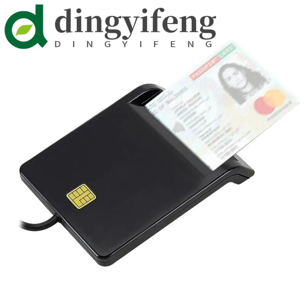 DINGYIFENG Smart Card Reader, Bank Card IC/ID EMV USB 2.0 USB Smart ...