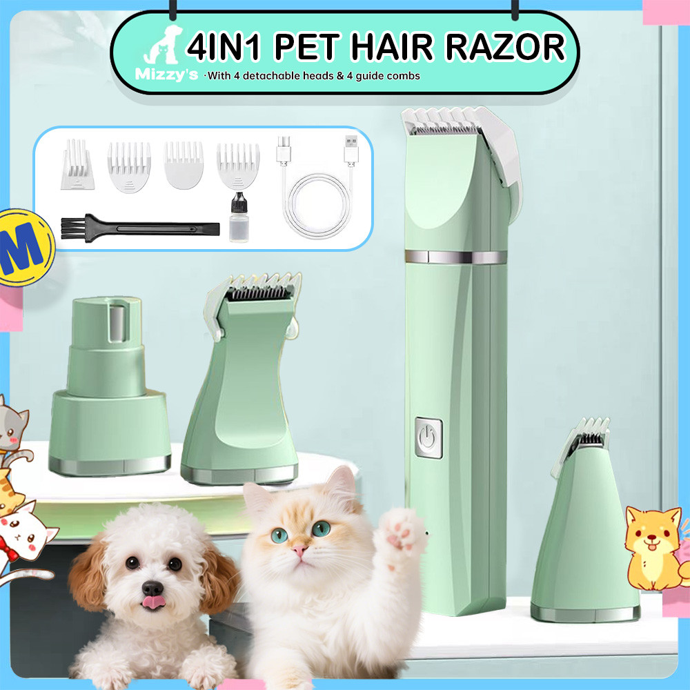Mizzy's 4 IN1 Pet Electric Hair Clipper Grooming Machine Dog and Cat ...