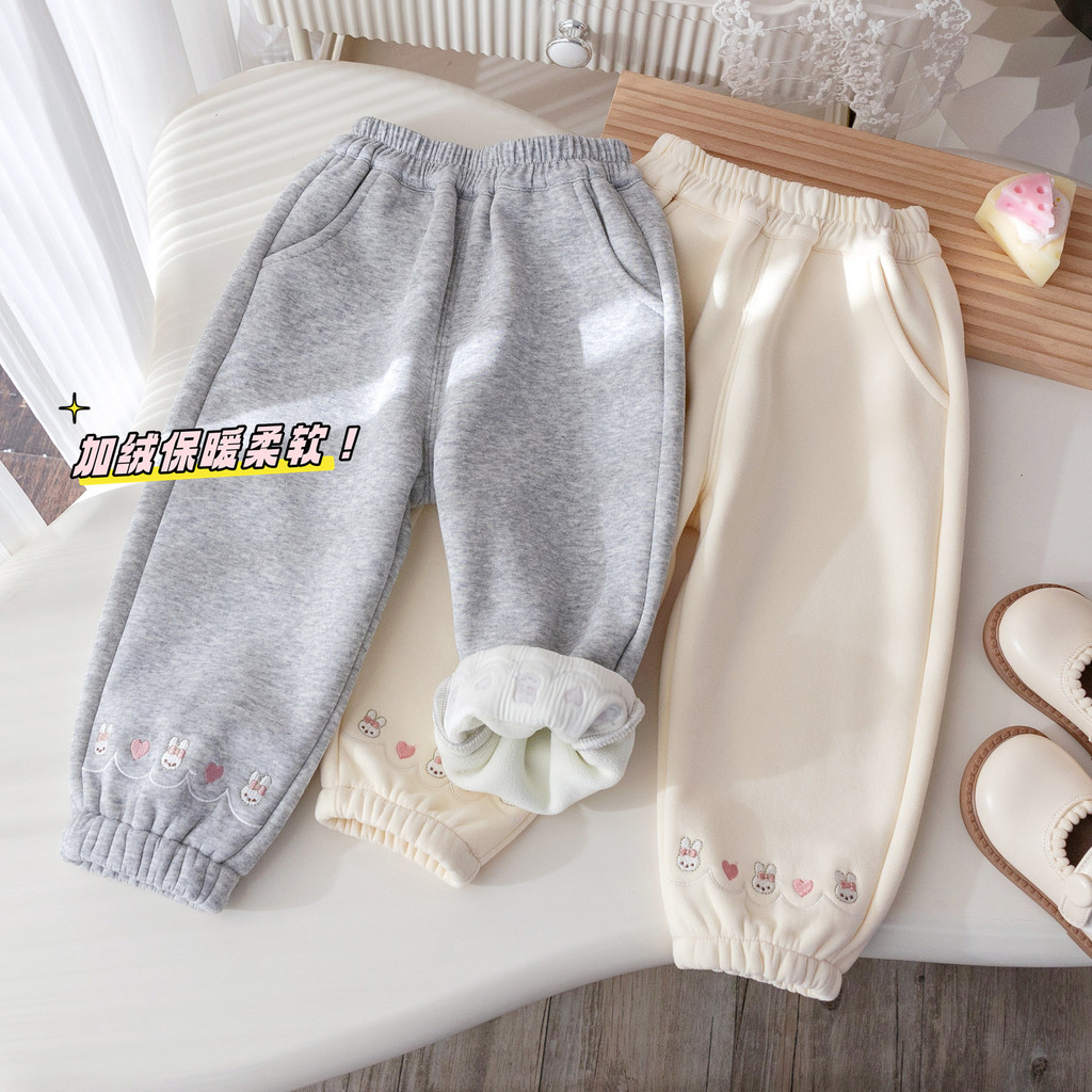 Autumn Winter New Style Girls Western Style Rabbit Heart Embroidered ...