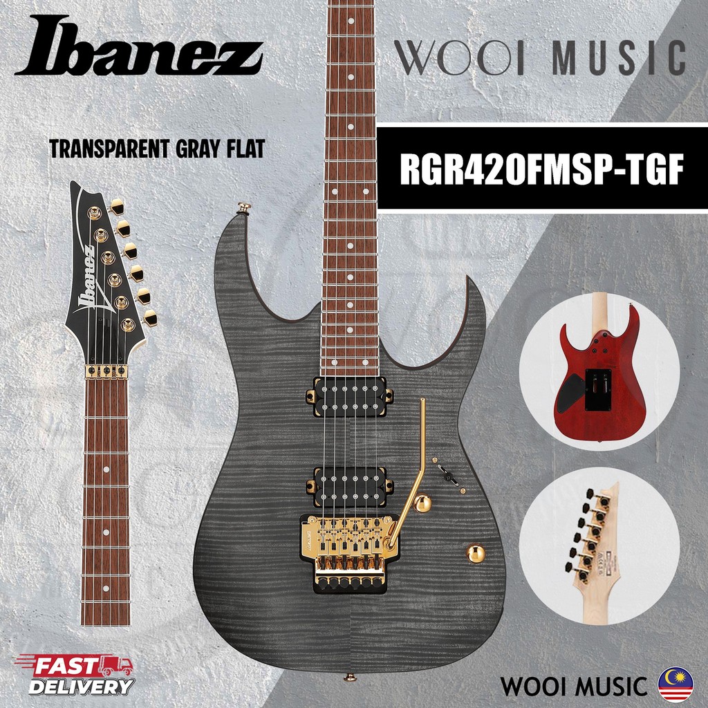 Ibanez RGR420FMSP-TGF RG Series Electric Guitar with Double Locking ...