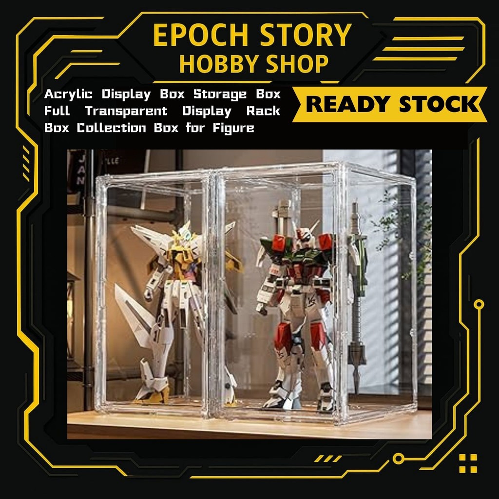Acrylic Display Box Storage Box Full Transparent Collection Box for ...