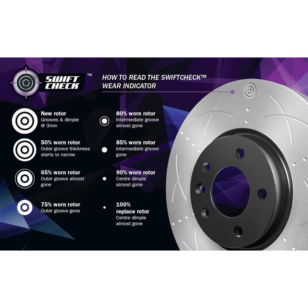 Bendix Ultimate+ Front Set Disc Rotor - Perodua VIVA 660/850 BR9545 ...