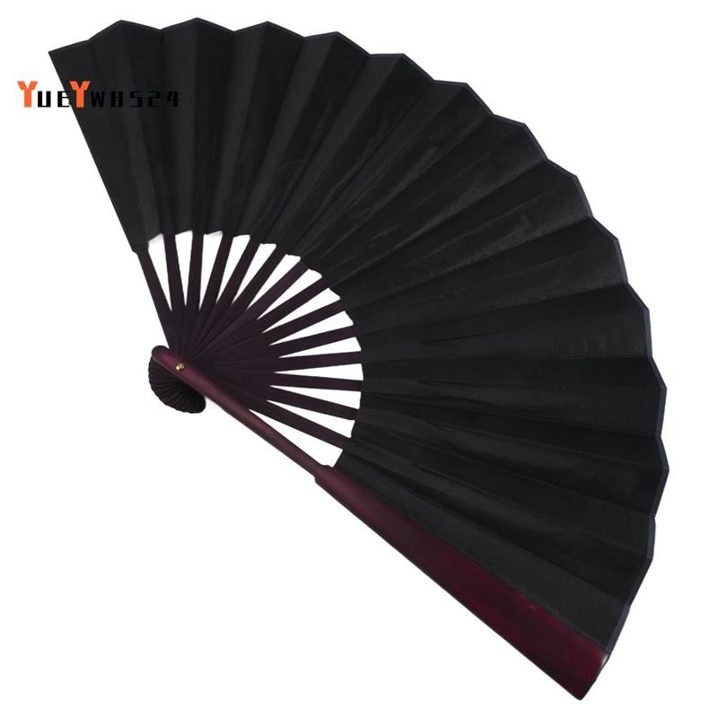 Folding Blank Hand Fan Calligraphy Writing Dancing Fan for Men's 33cm ...